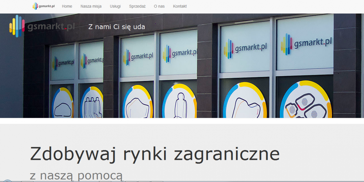 Strona-wizytówka gsmarkt.pl